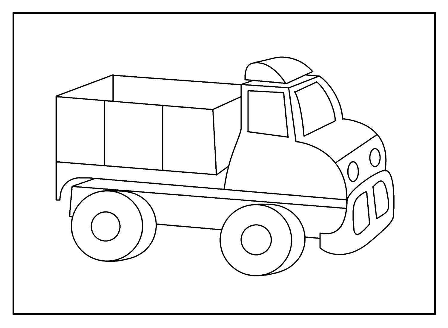 Desenho de Caminhao Desenho Colorir Imprimir 24