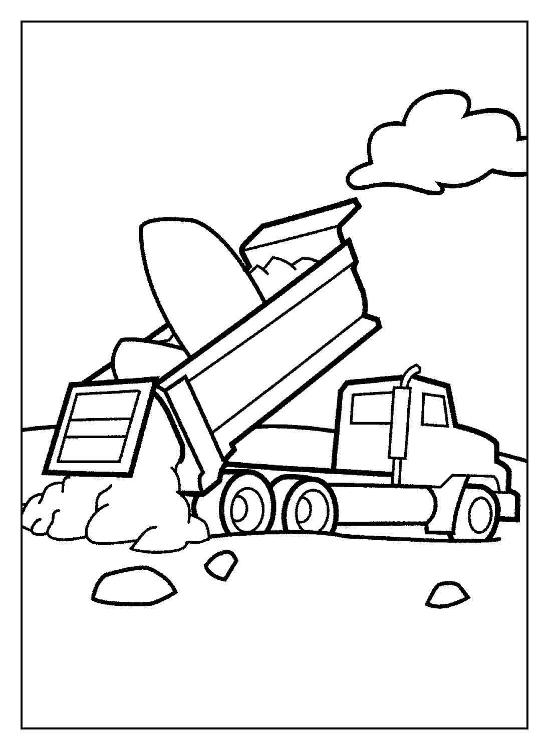 Desenho de Caminhao Desenho Colorir Imprimir 26