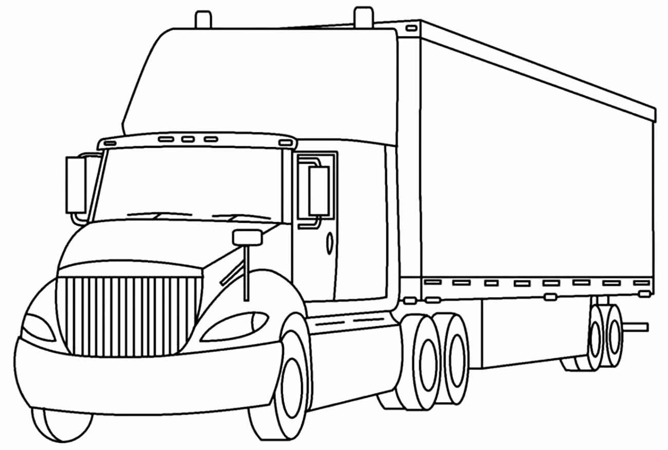 Desenho de Caminhao Desenho Colorir Imprimir 28