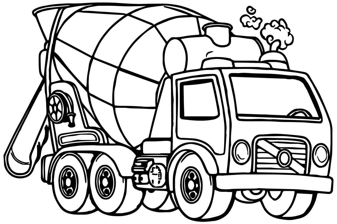 Desenho de Caminhao Desenho Colorir Imprimir 41