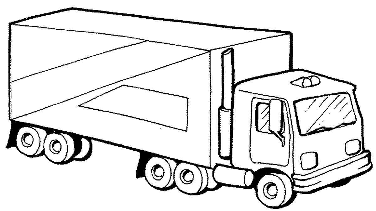 Desenho de Caminhao Desenho Colorir Imprimir 44