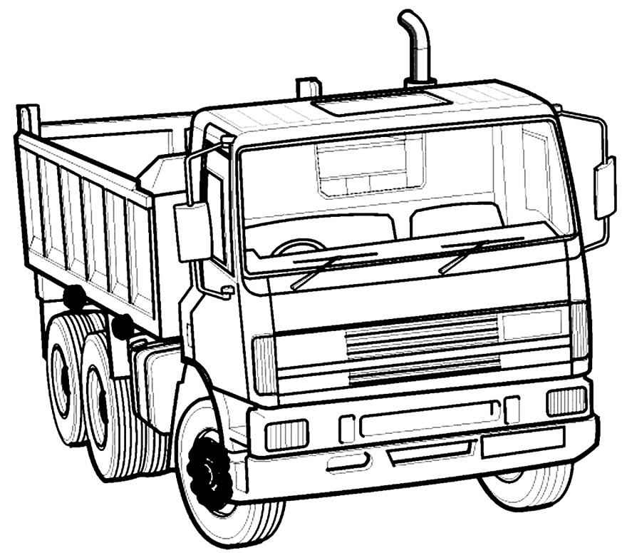Desenho de Caminhao Desenho Colorir Imprimir 45