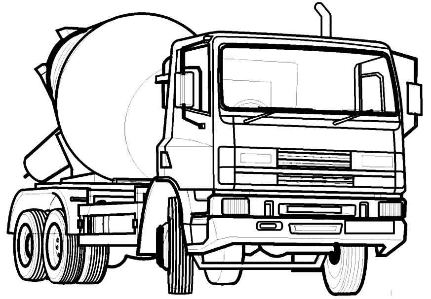 Desenho de Caminhao Desenho Colorir Imprimir 46