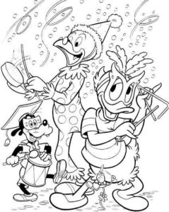 Desenho de Carnaval Desenho Colorir Imprimir 009