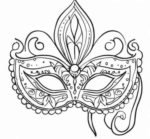 Desenho de Carnaval Desenho Colorir Imprimir 021