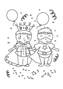 Desenho de Carnaval Desenho Colorir Imprimir 034