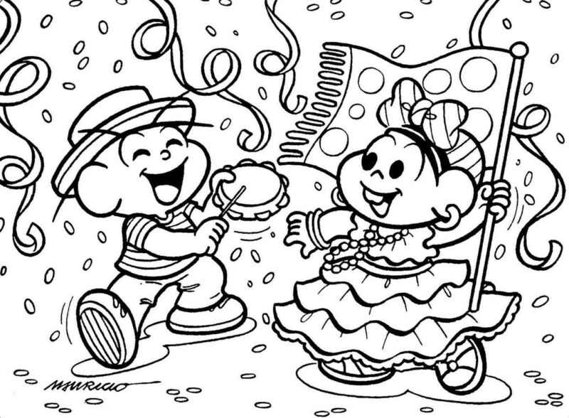 Desenho de Carnaval Desenho Colorir Imprimir 038