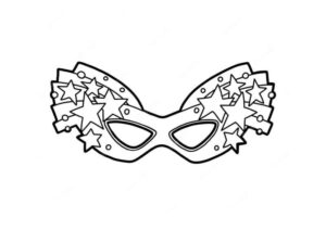 Desenho de Carnaval Desenho Colorir Imprimir 040