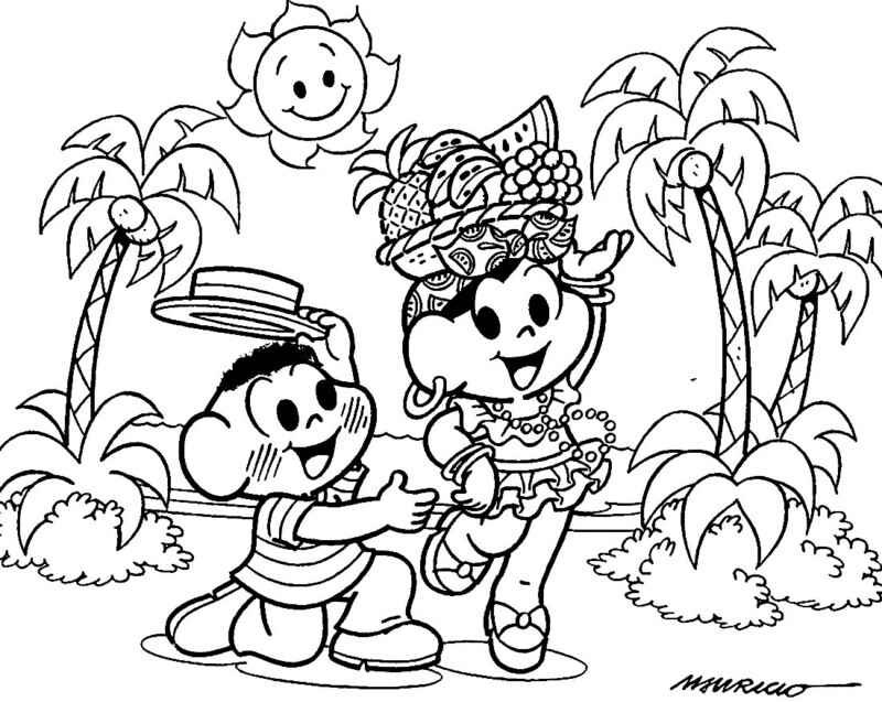 Desenho de Carnaval Desenho Colorir Imprimir 042