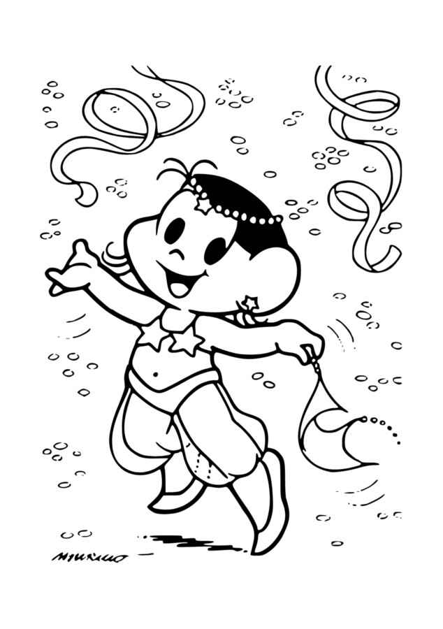 Desenho de Carnaval Desenho Colorir Imprimir 044