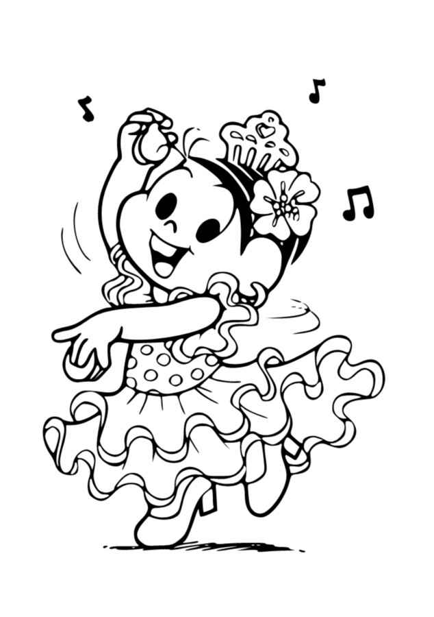 Desenho de Carnaval Desenho Colorir Imprimir 045