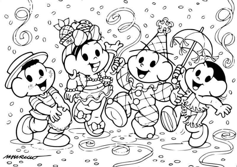 Desenho de Carnaval Desenho Colorir Imprimir 047