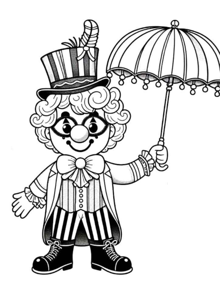 Desenho de Carnaval Desenho Colorir Imprimir 070