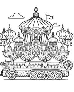 Desenho de Carnaval Desenho Colorir Imprimir 079