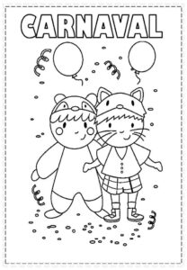 Desenho de Carnaval Desenho Colorir Imprimir 104