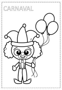 Desenho de Carnaval Desenho Colorir Imprimir 111