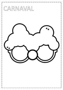 Desenho de Carnaval Desenho Colorir Imprimir 118