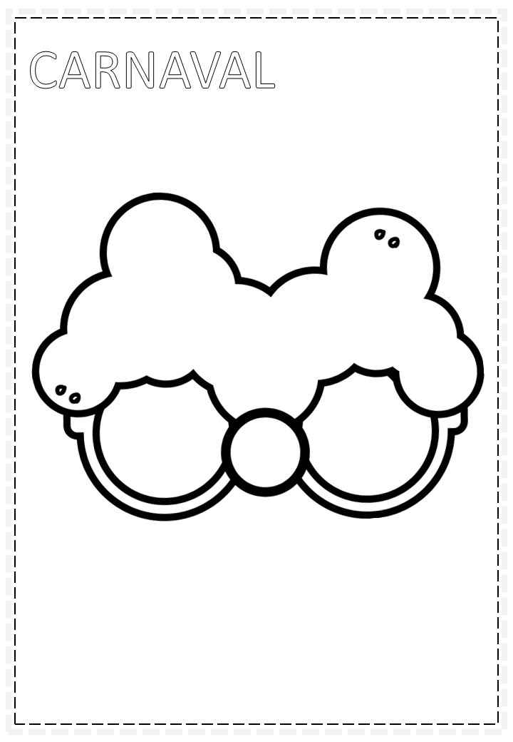 Desenho de Carnaval Desenho Colorir Imprimir 118