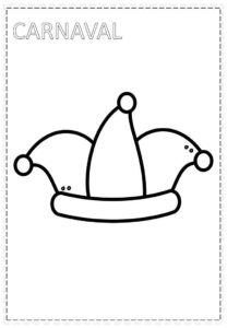 Desenho de Carnaval Desenho Colorir Imprimir 119