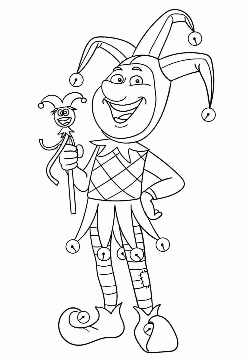 Desenho de Carnaval Desenho Colorir Imprimir 131