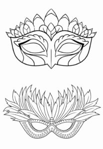 Desenho de Carnaval Desenho Colorir Imprimir 139