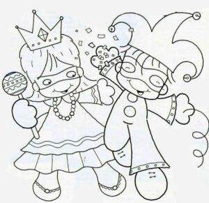Desenho de Carnaval Desenho Colorir Imprimir 141