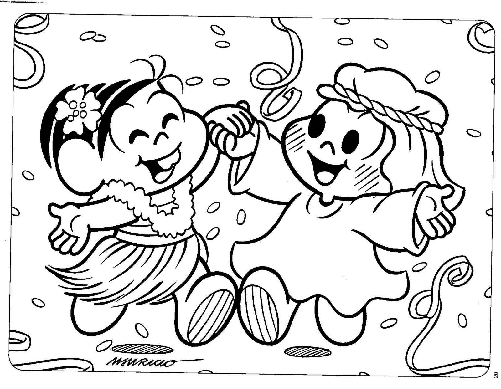 Desenho de Carnaval Desenho Colorir Imprimir 145