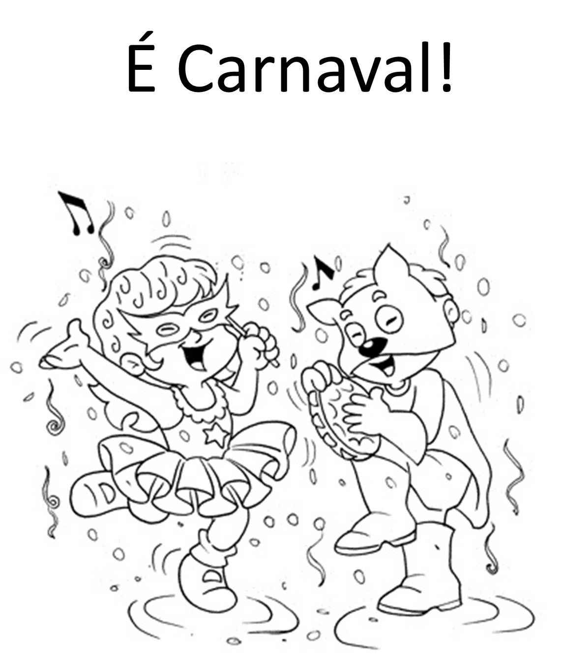 Desenho de Carnaval Desenho Colorir Imprimir 147