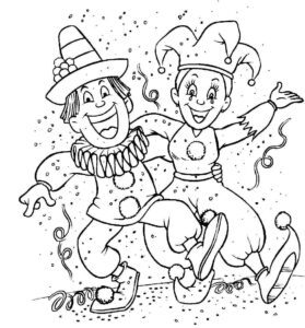 Desenho de Carnaval Desenho Colorir Imprimir 148