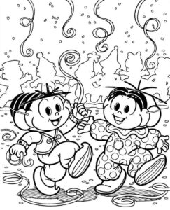 Desenho de Carnaval Desenho Colorir Imprimir 153