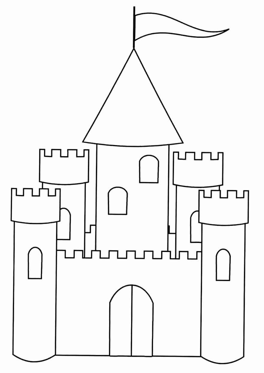 Desenho de Castelo Desenho Colorir Imprimir 21