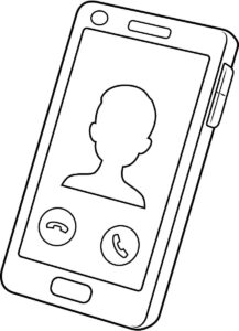 Desenho de Celular Desenho Colorir Imprimir 06