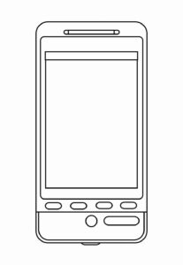 Desenho de Celular Desenho Colorir Imprimir 09