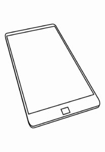 Desenho de Celular Desenho Colorir Imprimir 10