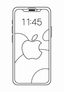 Desenho de Celular Desenho Colorir Imprimir 15