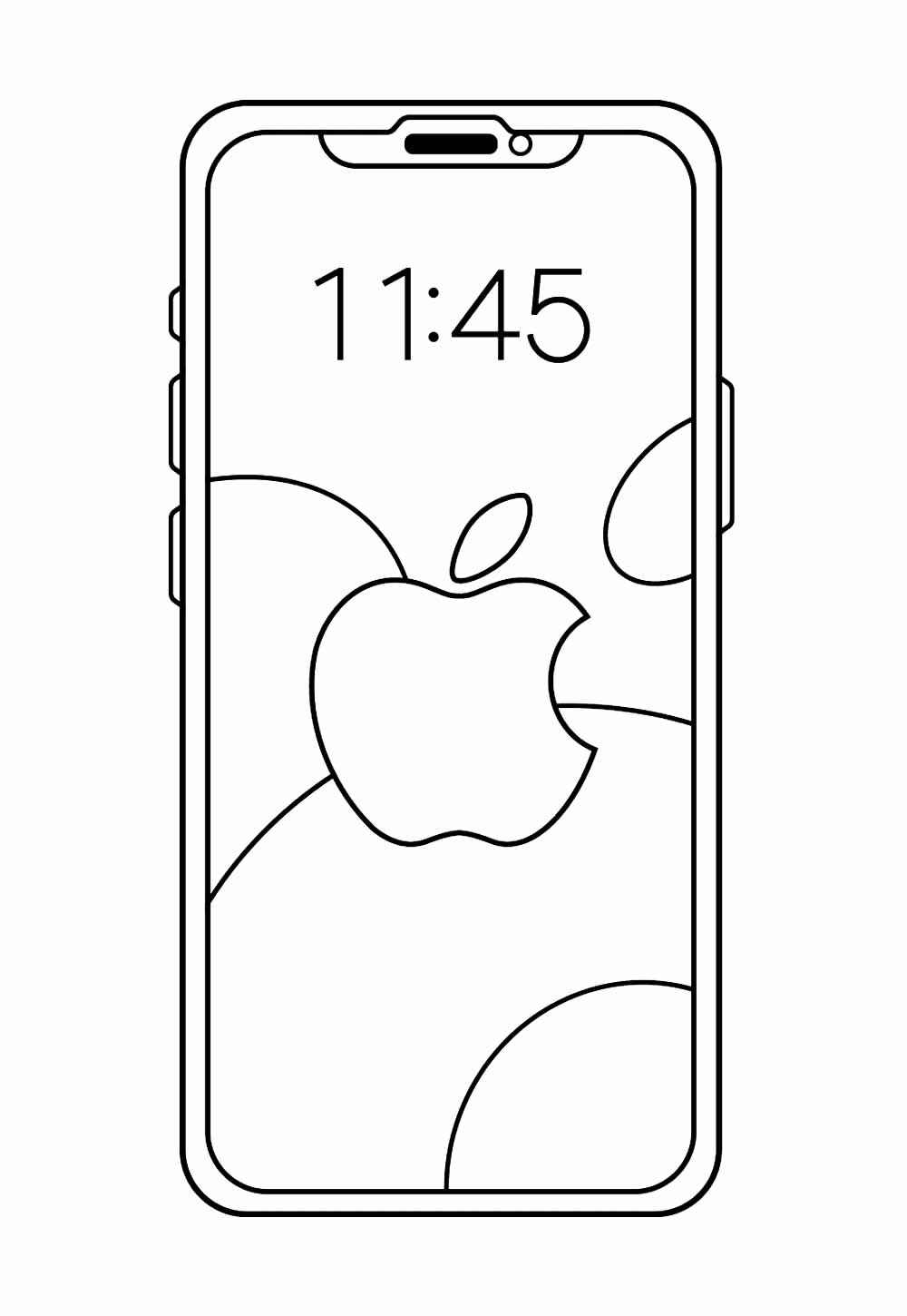 Desenho de Celular Desenho Colorir Imprimir 15