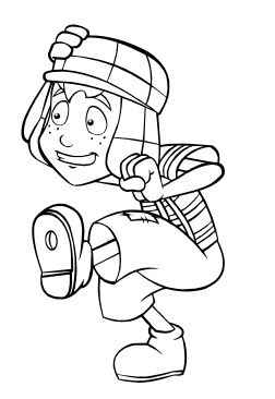 Desenho de Chaves Desenho Colorir Imprimir 03