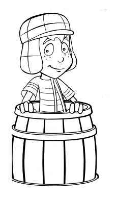 Desenho de Chaves Desenho Colorir Imprimir 11