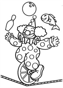 Desenho de Circo Desenho Colorir Imprimir 08