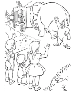 Desenho de Circo Desenho Colorir Imprimir 10