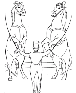 Desenho de Circo Desenho Colorir Imprimir 11