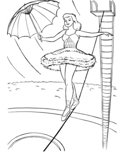 Desenho de Circo Desenho Colorir Imprimir 13
