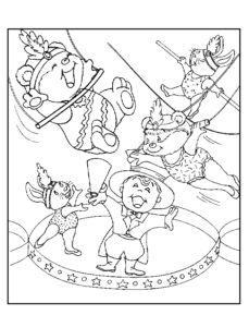 Desenho de Circo Desenho Colorir Imprimir 16
