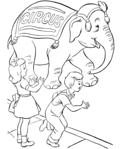 Desenho de Circo Desenho Colorir Imprimir 18