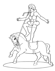 Desenho de Circo Desenho Colorir Imprimir 19