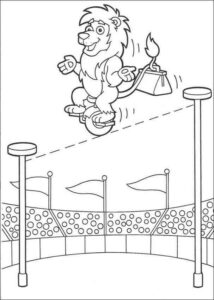 Desenho de Circo Desenho Colorir Imprimir 21