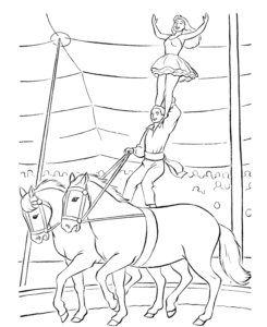 Desenho de Circo Desenho Colorir Imprimir 24