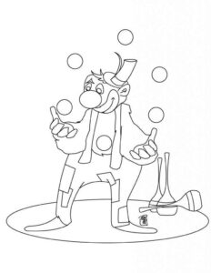 Desenho de Circo Desenho Colorir Imprimir 26