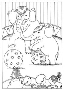 Desenho de Circo Desenho Colorir Imprimir 27