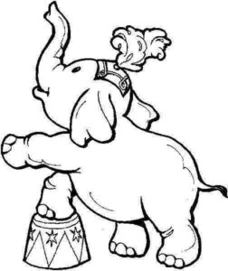 Desenho de Circo Desenho Colorir Imprimir 30